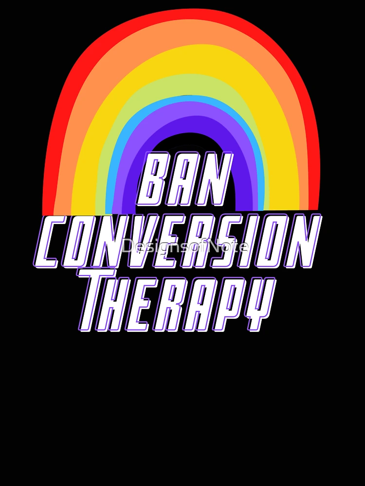 Thumbnail 4 of 4, Relaxed T-Shirt, Ban Conversion Therapy designed and sold by DesignsofNote.