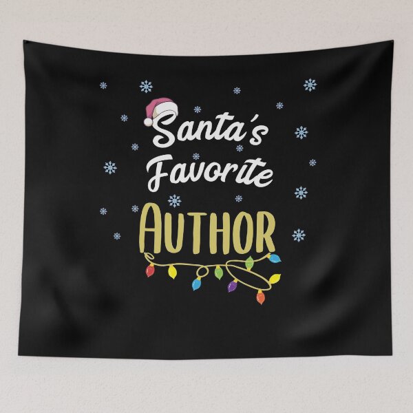 Item preview, Santa's Favorite Author Writer Writing Christmas Gifts designed and sold by MGO-Design.