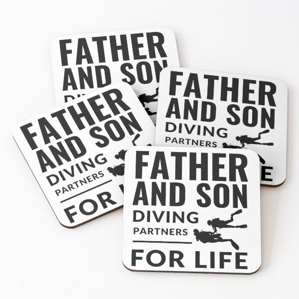 Artikelvorschau, Vater und Sohn Tauchpartner fürs Leben - Scuba Diver Boy / Dad entworfen und verkauft von m95sim.
