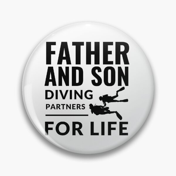 Item preview, Father And Son Diving Partners For Life - Scuba Diver Boy/Dad designed and sold by m95sim.