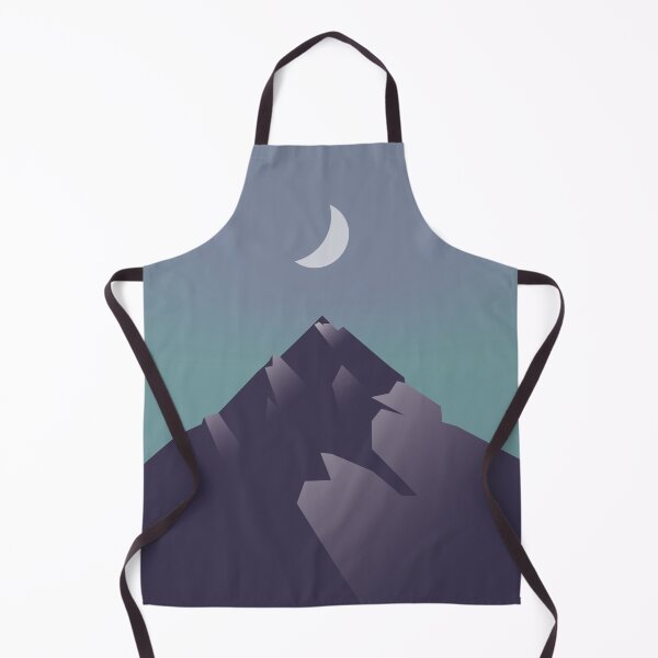 Item preview, mountain with moonlight designed and sold by ariaarti.