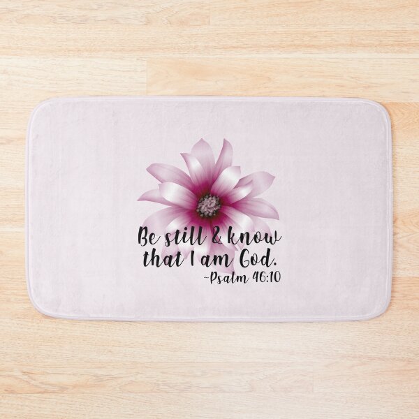 Item preview, “Be Still and Know That I am God” Psalm 46:10 designed and sold by PawsitiveMum.