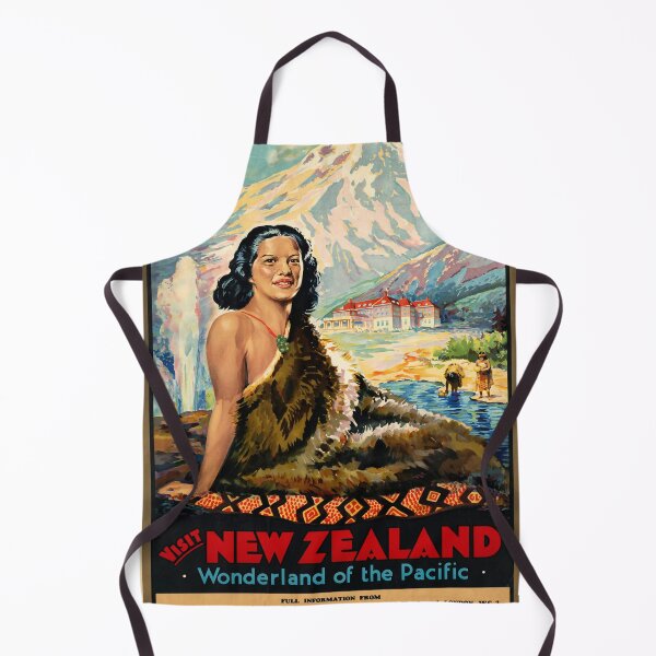 Artikelvorschau, New Zealand retro poster entworfen und verkauft von CorasPosters.