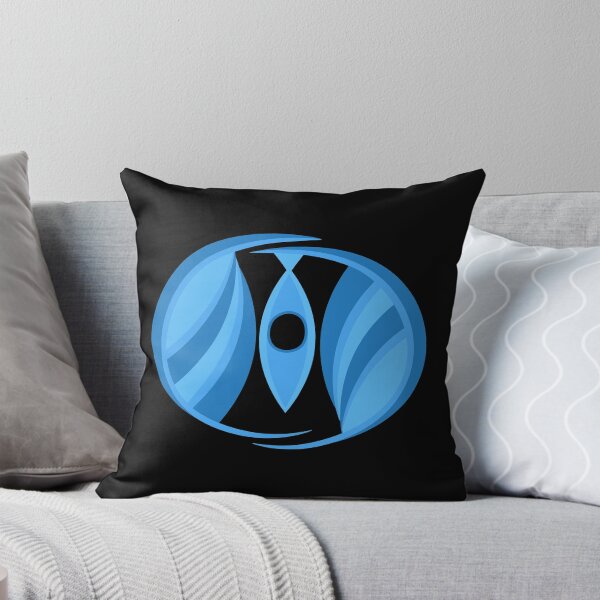 Item preview, Mystical symbol / sign, fish, blue designed and sold by CreaVisArt.