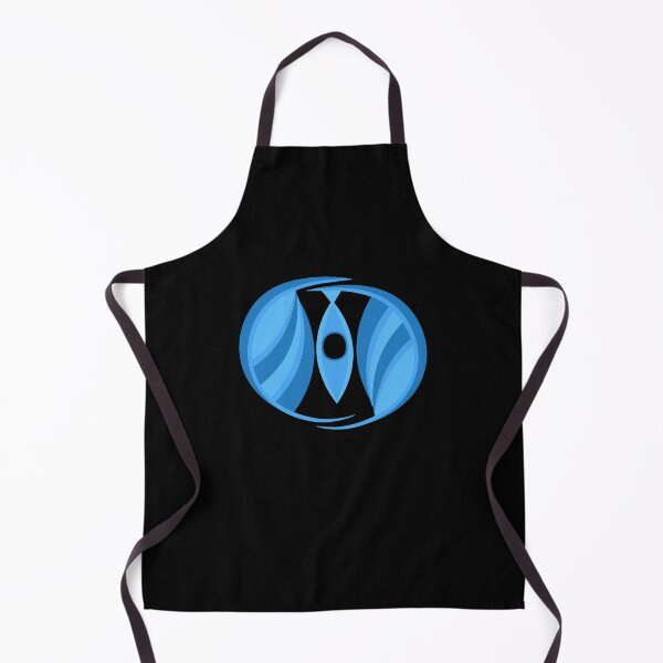 Item preview, Mystical symbol / sign, fish, blue designed and sold by CreaVisArt.