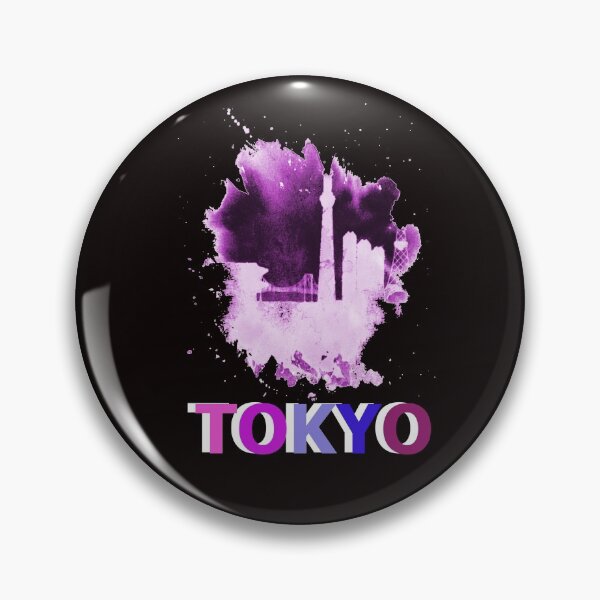 Item preview, Tokyo skyline city colorful designed and sold by Myriala.