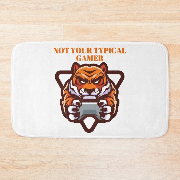 Item preview, Not Your TYPICAL GAMER Tiger Design designed and sold by LevelUpMerch.