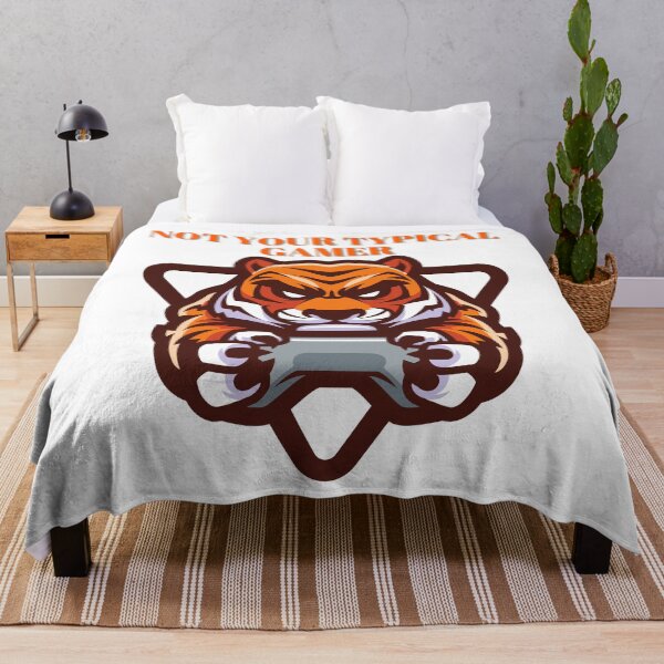 Item preview, Not Your TYPICAL GAMER Tiger Design designed and sold by LevelUpMerch.