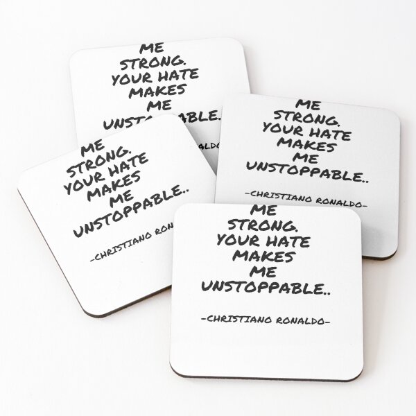 Item preview, Christiano Ronaldo - Your love makes me strong. Your hate makes me unstoppable designed and sold by appleofyoureye.