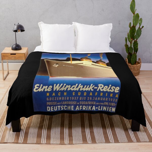 Item preview, Eine Windhuk Reise retro poster designed and sold by CorasPosters.