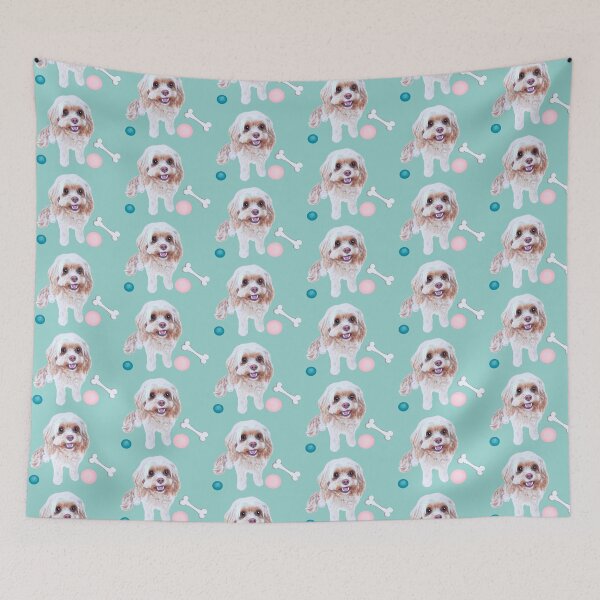 Item preview, Miley Dog Pattern  designed and sold by MarcSabuncu.
