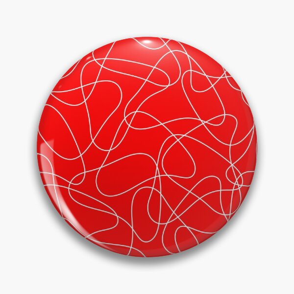 Item preview, Abstract pattern - red and white. designed and sold by K.S ART.