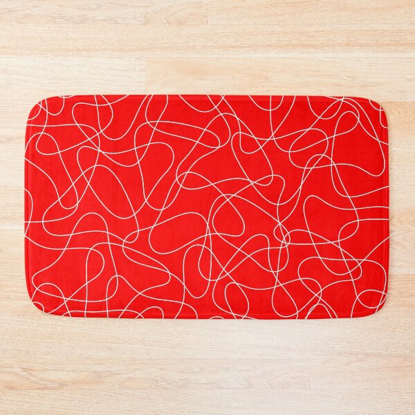 Item preview, Abstract pattern - red and white. designed and sold by K.S ART.