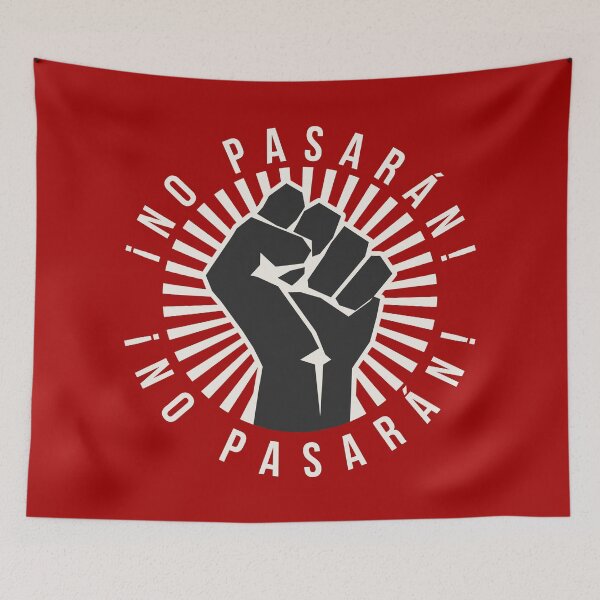 Aperçu de l'œuvre Pas de Pasaran créée et vendue par Texterns.
