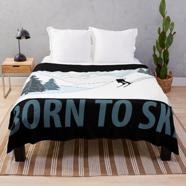 Item preview, Born to Ski Winter Sports designed and sold by TheInkElephant.