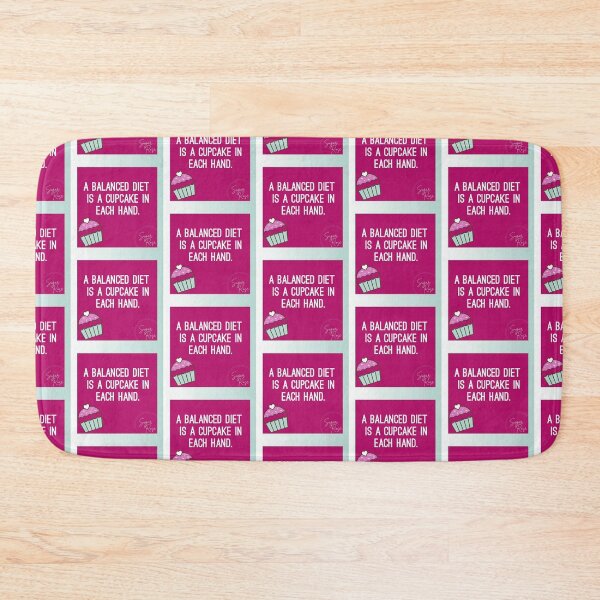 Item preview, A balanced diet is a cupcake in each hand designed and sold by sugarrosekitch.