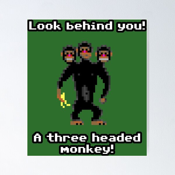 Item preview, Monkey quotes - Three headed Monkey - T-Shirts, Gadgets & Face Masks designed and sold by spegnilcomputer.