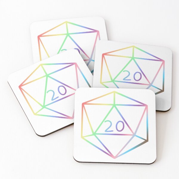 Item preview, PRIDE Dice D20 designed and sold by Boopsie-Boo.