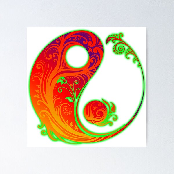 Item preview, Floral tribal with balance designed and sold by Arramavis.