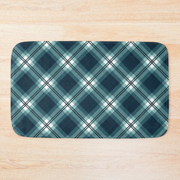 Item preview, Leaning Teal Plaid Pattern designed and sold by AdamP-Presents.