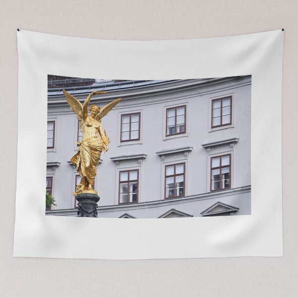 Item preview, Golden angel statue Johann Andreas von Liebenberg monument in Vienna Austria  designed and sold by goceris.