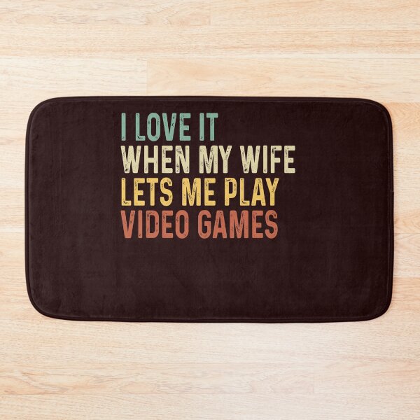 Item preview, I Love It When My Wife Lets Me Play Video Games Vintage Gift designed and sold by Sarah38.