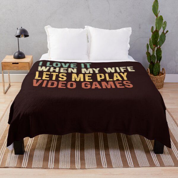 Item preview, I Love It When My Wife Lets Me Play Video Games Vintage Gift designed and sold by Sarah38.