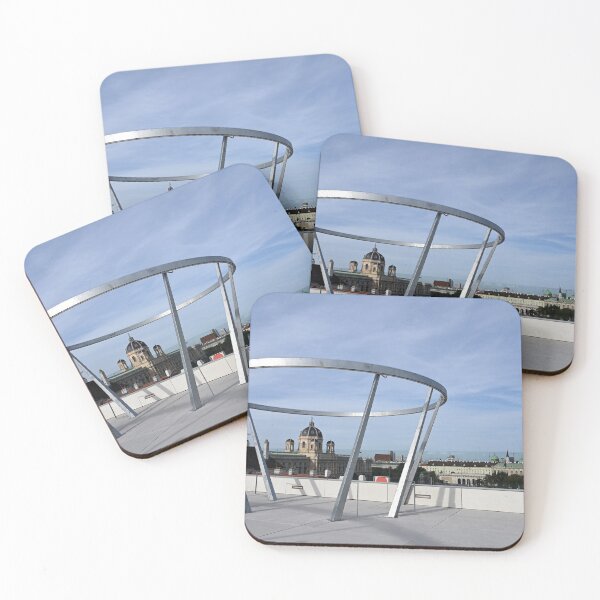 Item preview, MuseumsQuartier in Vienna cityscape  designed and sold by goceris.