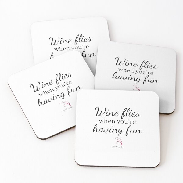 Item preview, Wine flies when you are having fun designed and sold by wineandwords.