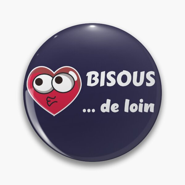 Item preview, Kisses from afar - Message Humor gesture barrier distancing designed and sold by rubislys.