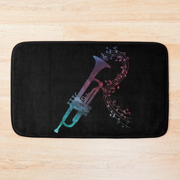 Item preview, Tie Dye Trumpet And Music Notes designed and sold by Primroaddesigns.