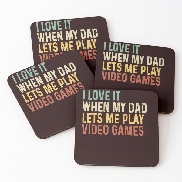 Item preview, I Love It When My Dad Lets Me Play Video Games Vintage Gift  designed and sold by Sarah38.