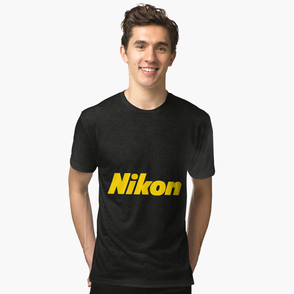 トップ nikonのロゴ tシャツ