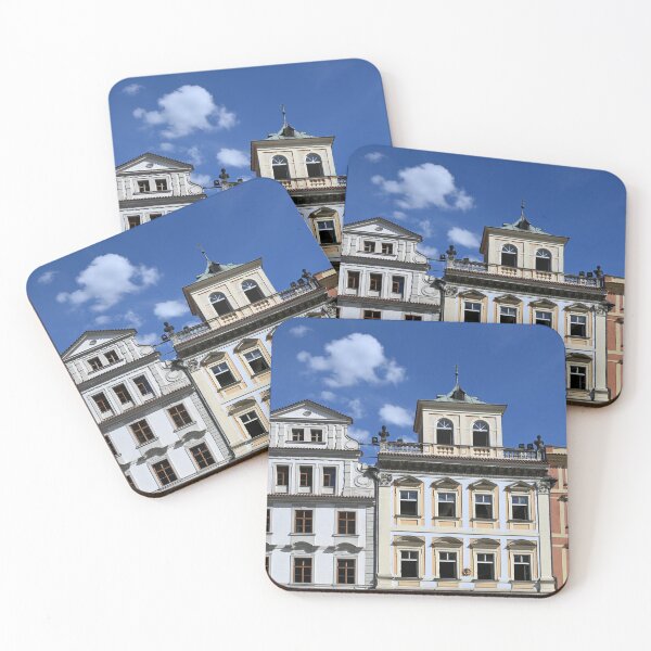 Item preview, Colorful old buildings in Old Town Square Prague designed and sold by goceris.