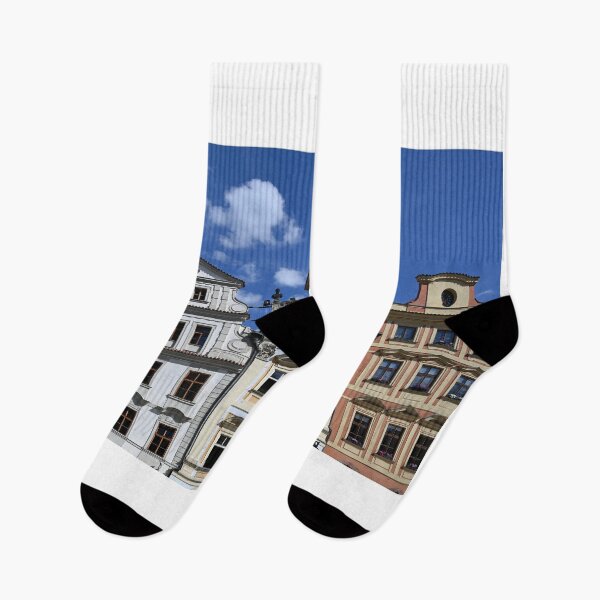 Item preview, Colorful old buildings in Old Town Square Prague designed and sold by goceris.