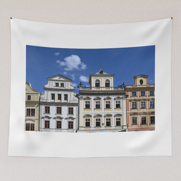 Item preview, Colorful old buildings in Old Town Square Prague designed and sold by goceris.
