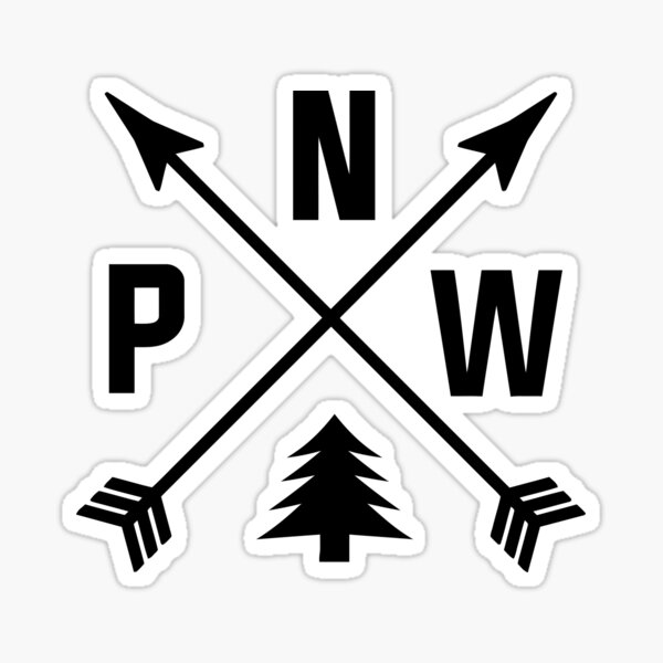 Item preview, PNW Arrows Pacific Northwest Compass designed and sold by JSSCustom.