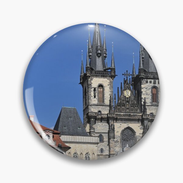 Item preview, Tyn Church in Old Town Square Prague cityscape designed and sold by goceris.