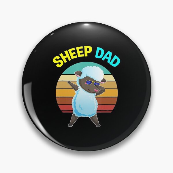 Item preview, Cute Dabbing Sheep Dad Funny Lovers Gifts Daddy Fathers T-Shirt designed and sold by EliseJenkins.