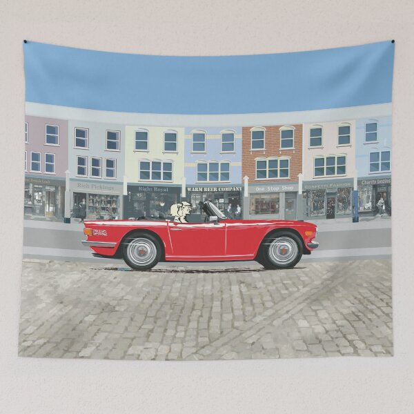 Item preview, Pimento Red color TR6 – the Classic British Sports Car designed and sold by Bigs66.