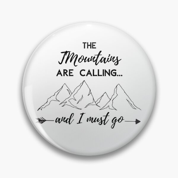 Item preview, The Mountains are calling and I must go designed and sold by BohoHiker.