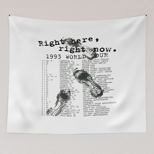 Item preview, 1993 Van Halen Right Here Right Now World Tour designed and sold by JSSCustom.
