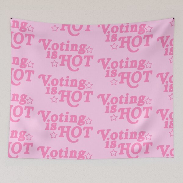 Item preview,  voting is hot -  pastel pink edition designed and sold by elizastreet.