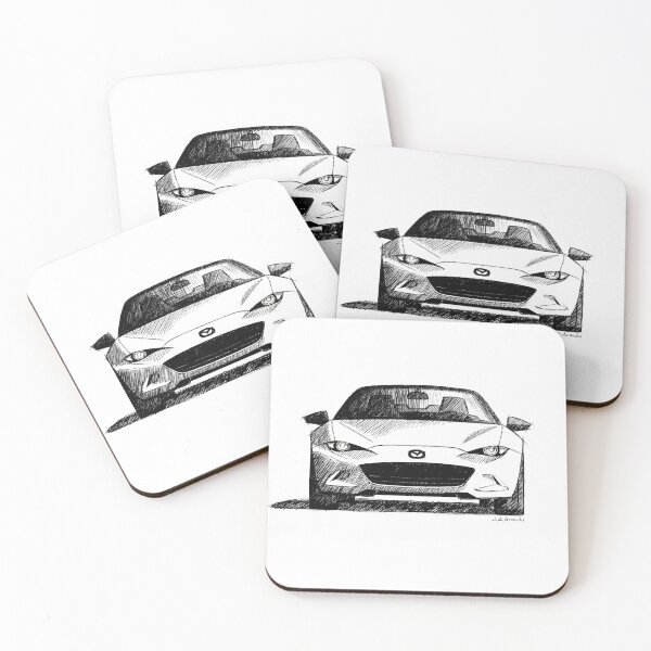 Item preview, My drawing of the Japanese roadster car ND designed and sold by designjaag.