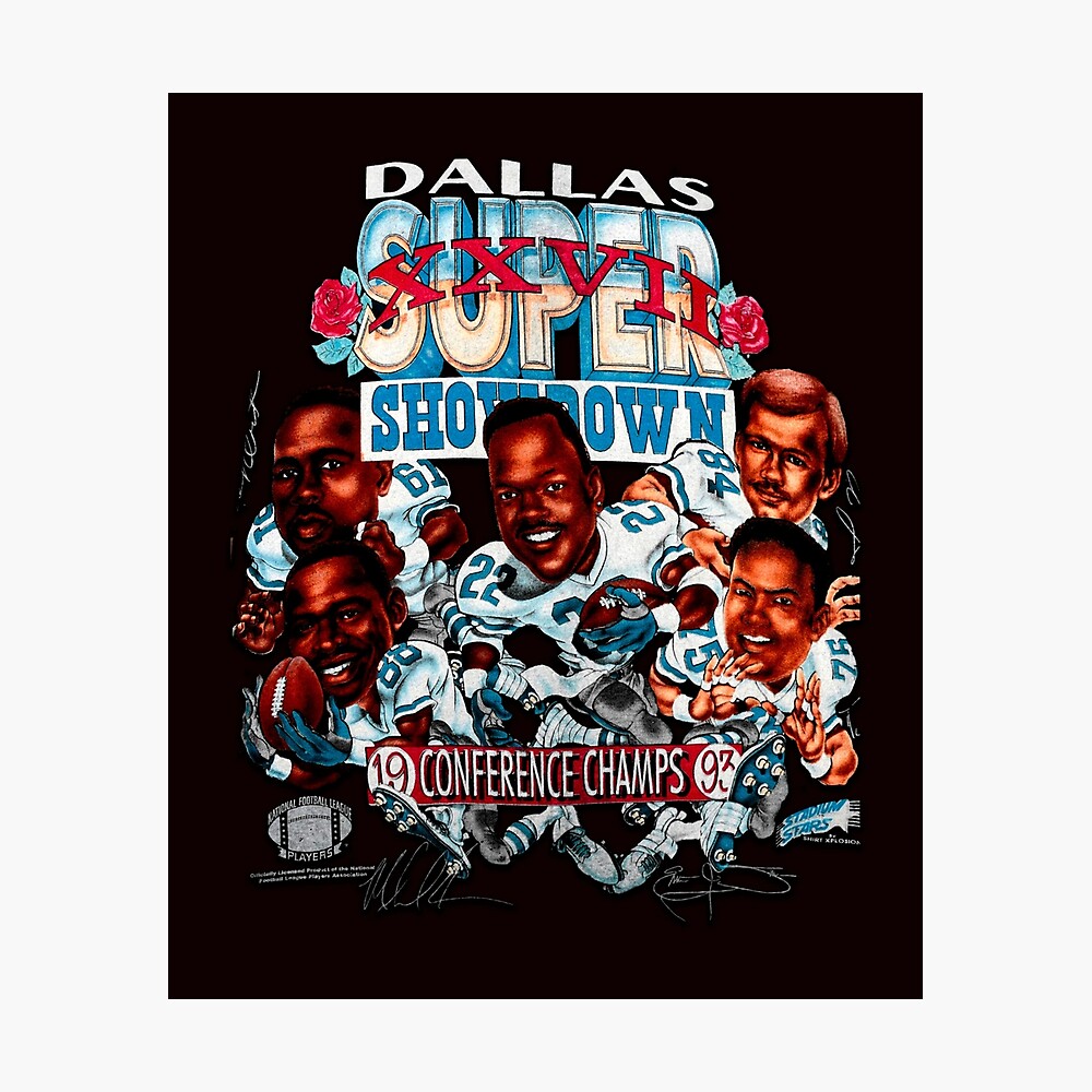 vintage 1993 Dallas conference champs Super Bowl XXVII' Poster for Sale by  JSSCustom