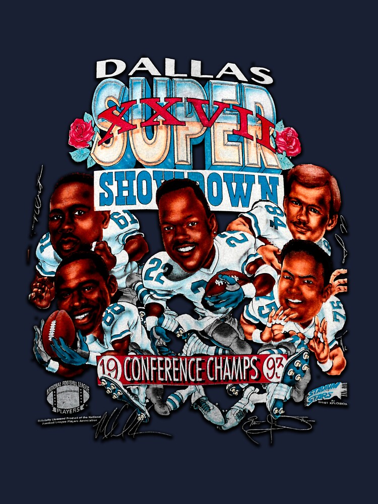 Vintage - 1993 Dallas Cowboys Superbowl Champions T-Shirt Kids M USA Starter