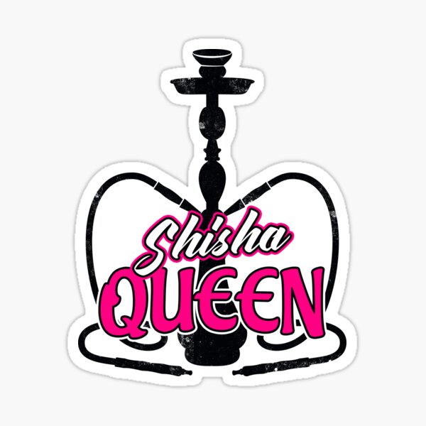 Artikel-Vorschau von Shisha Queen Hookah Wasserpfeife Damen, designt und verkauft von SpecialShirts.