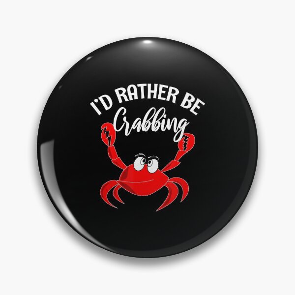 Item preview, I'd Rather Be Crabbing Red Crab Seafood Lover Foodie Gift T-Shirt designed and sold by TylerKay.