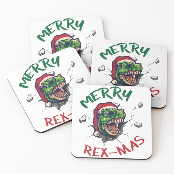 Item preview, Merry Rex-Mas T-Rex Christmas Funny Santa Dino designed and sold by OmmeDesigns.