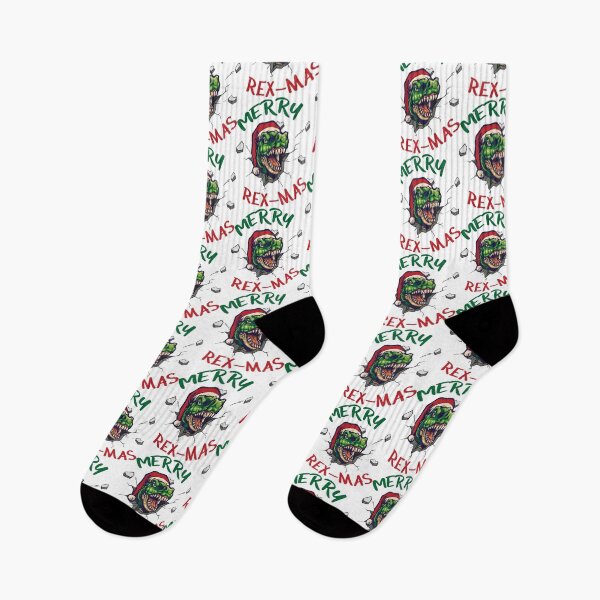 Item preview, Merry Rex-Mas T-Rex Christmas Funny Santa Dino designed and sold by OmmeDesigns.